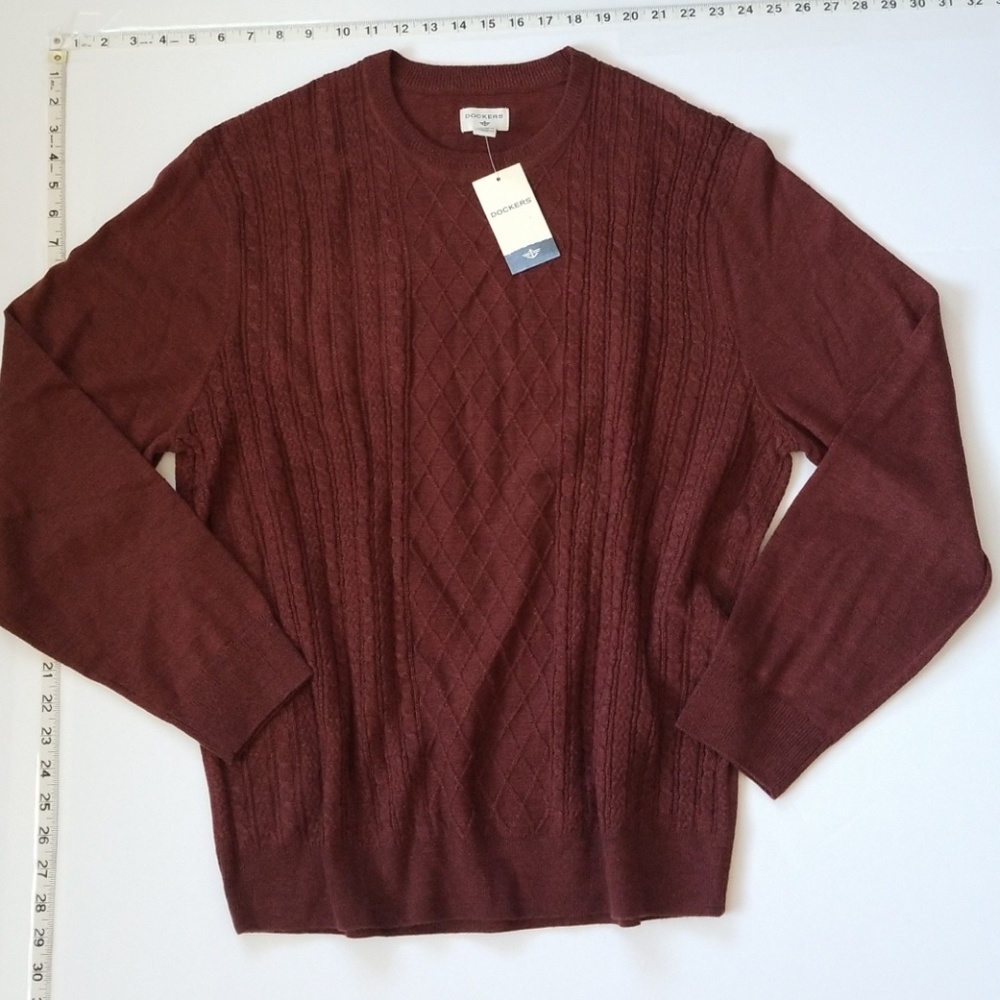 NWT Men's Dockers Lightweight Sweater - Picture 2 of 6